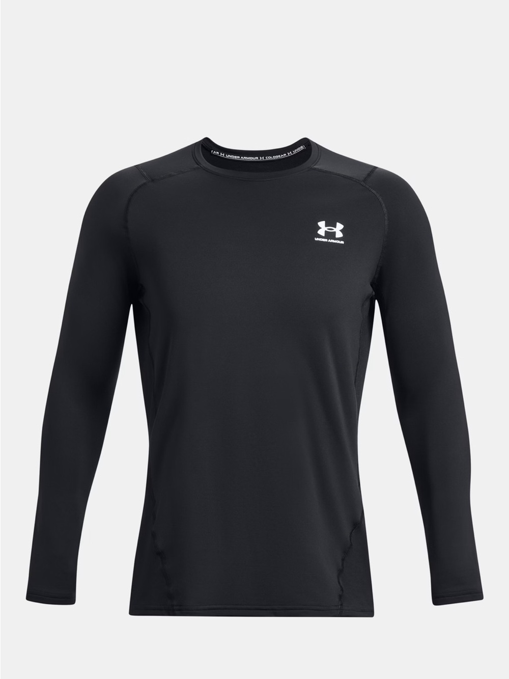 NWT Under Armour Black Long-Sleeve ColdGear fitted crew Performance Tee small